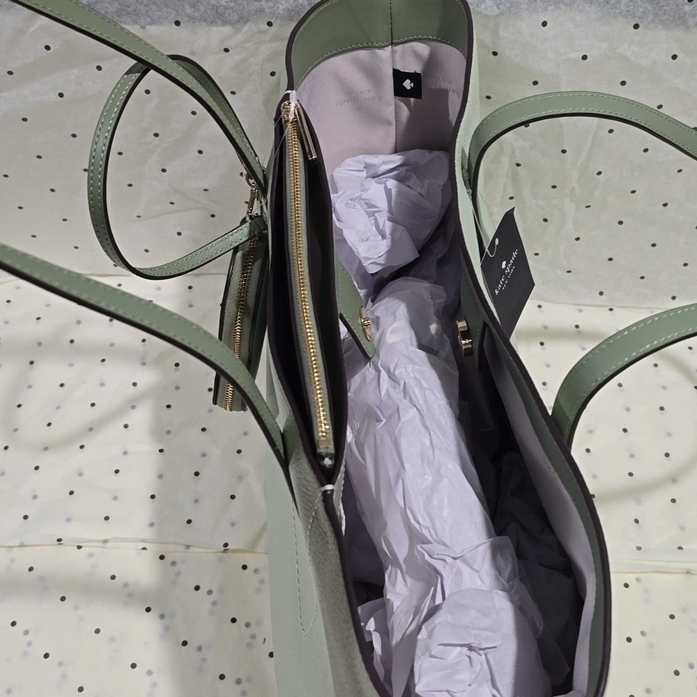 Kate Spade Cece Tote Set, Light Olive - Picture 10 of 11